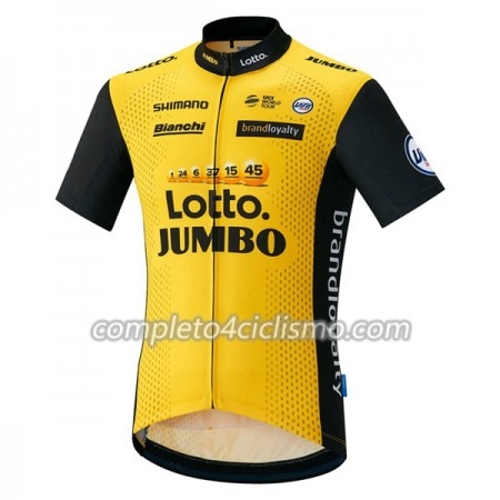Maglia 2018 LottoNL-Jumbo N001 Manica Corta